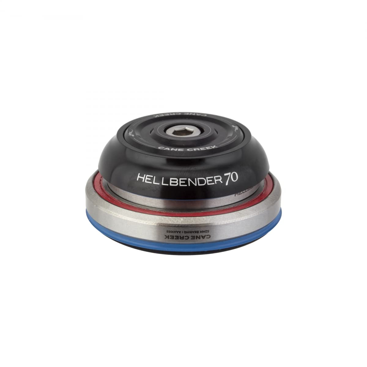 Cane Creek Hellbender 70 Headset Cover - IS41/28.6 & IS52/40 - Black - Perfect for Mountain Bikes and Road Bikes