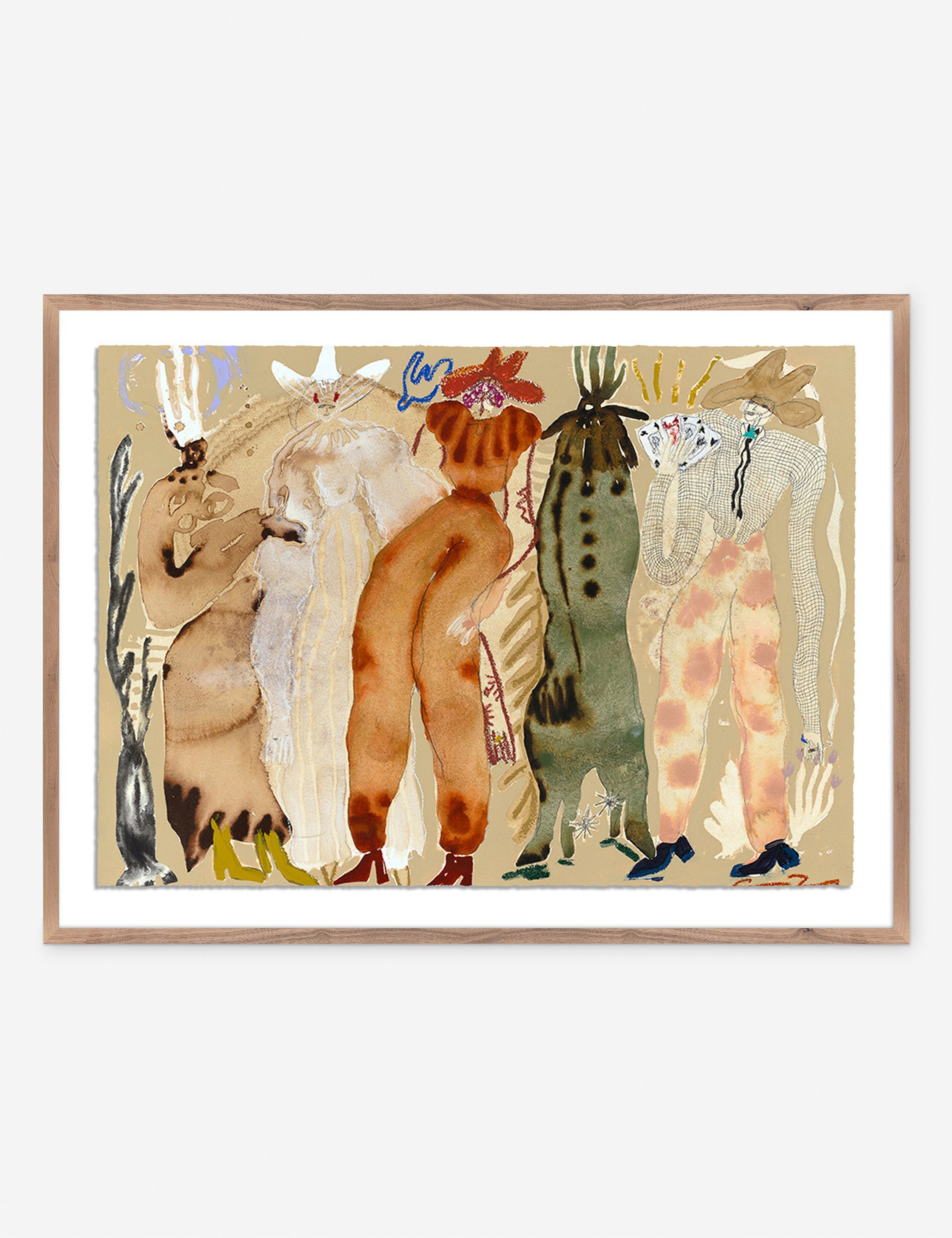 Blind Leading The Blind Wall Art Print by Caroline Pinney - Inspirational Home Decor for Living Room, Bedroom & Office