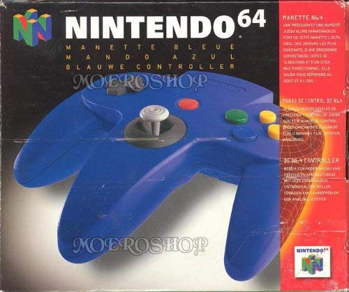 Original Nintendo 64 Controller - Blue (Renewed/Refurbished) | Authentic N64 Gamepad for Retro Gaming | Perfect for Classic Nintendo 64 Games & Collectors | Compatible with N64 Console & Emulators