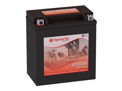 Yuasa YTX16-BS High Performance Motorcycle Battery - Compatible with Honda, Yamaha, Suzuki & More - Perfect for Street Bikes, Cruisers & ATVs - Long Lasting Power for Daily Commuting & Adventure Riding