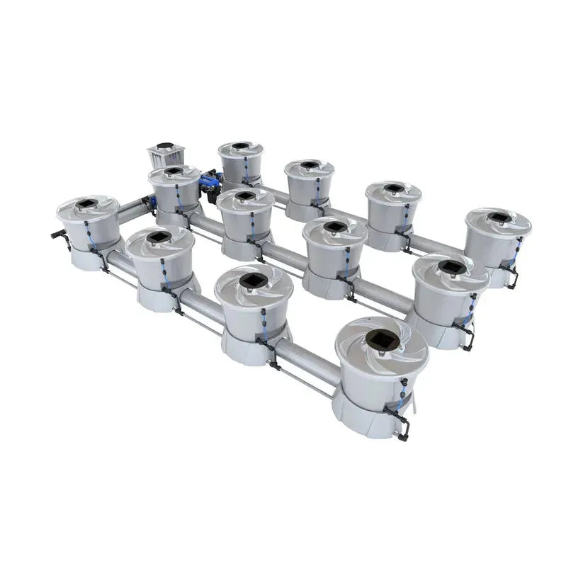 Alien Hydroponics V System Deep Water Culture (DWC) - 12 Pot Hydroponic Growing Kit for Indoor Plants | Perfect for Home Gardening, Hydroponic Vegetables & Herb Cultivation