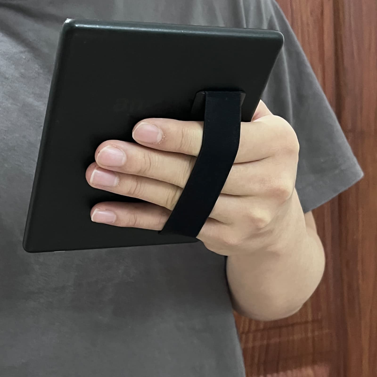 Ergonomic Hand Strap Holder for Kindle & Tablets - Comfortable Grip for Kindle Fire, Kobo, Voyage, Lenovo & Sony eReaders - Perfect for Reading, Travel & Commuting