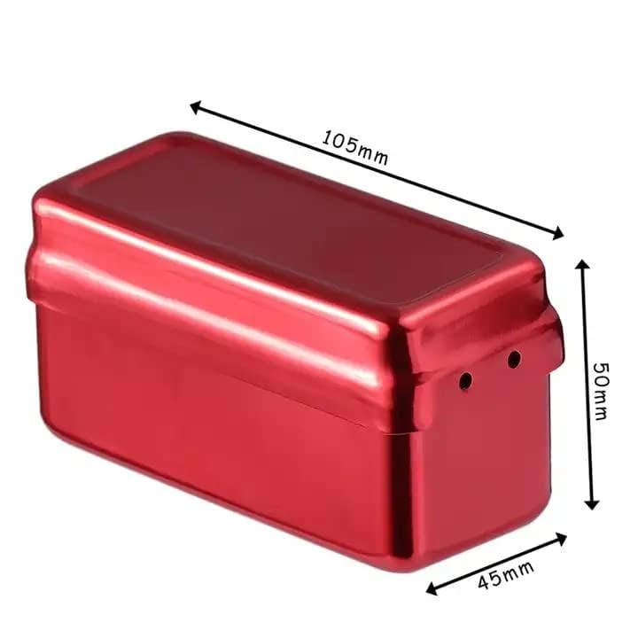 72 Holes Endo Bur Holder Stand - Aluminum Sterilization Storage Case for Dental Files - Organizer Box for Dental Tools (Blue) - Perfect for Dental Clinics, Labs & Sterilization Stations