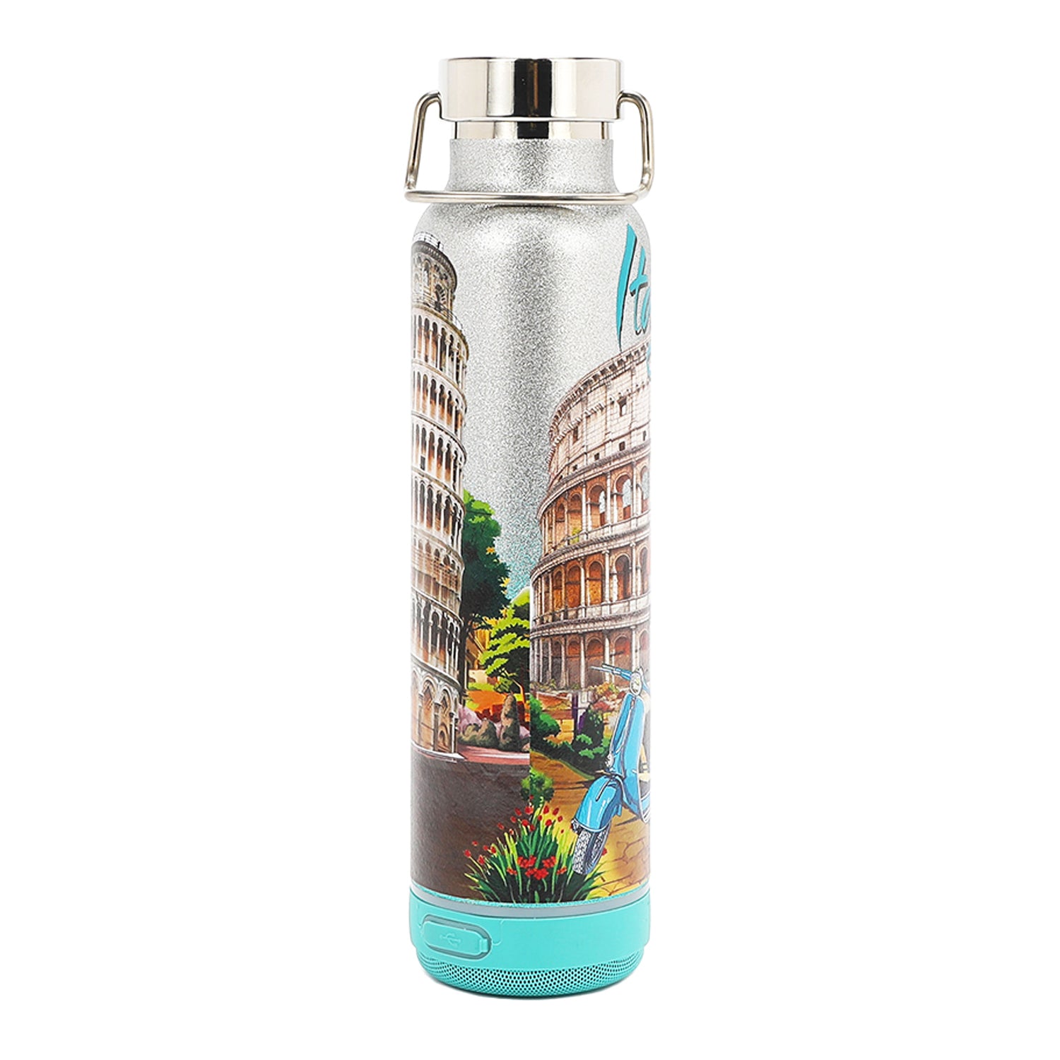Wireless Bluetooth Speaker Tumbler - Insulated Stainless Steel Travel Mug with Built-in Speaker for Outdoor, Camping, Gym & Office Use