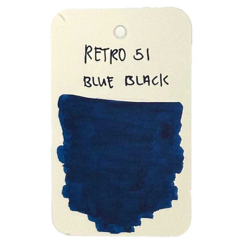 Retro 51 Fountain Pen Ink Bottle (30ml) - Premium Blue Black Ink for Calligraphy, Writing & Journaling - Ideal for Fountain Pens, Dip Pens & Artistic Use