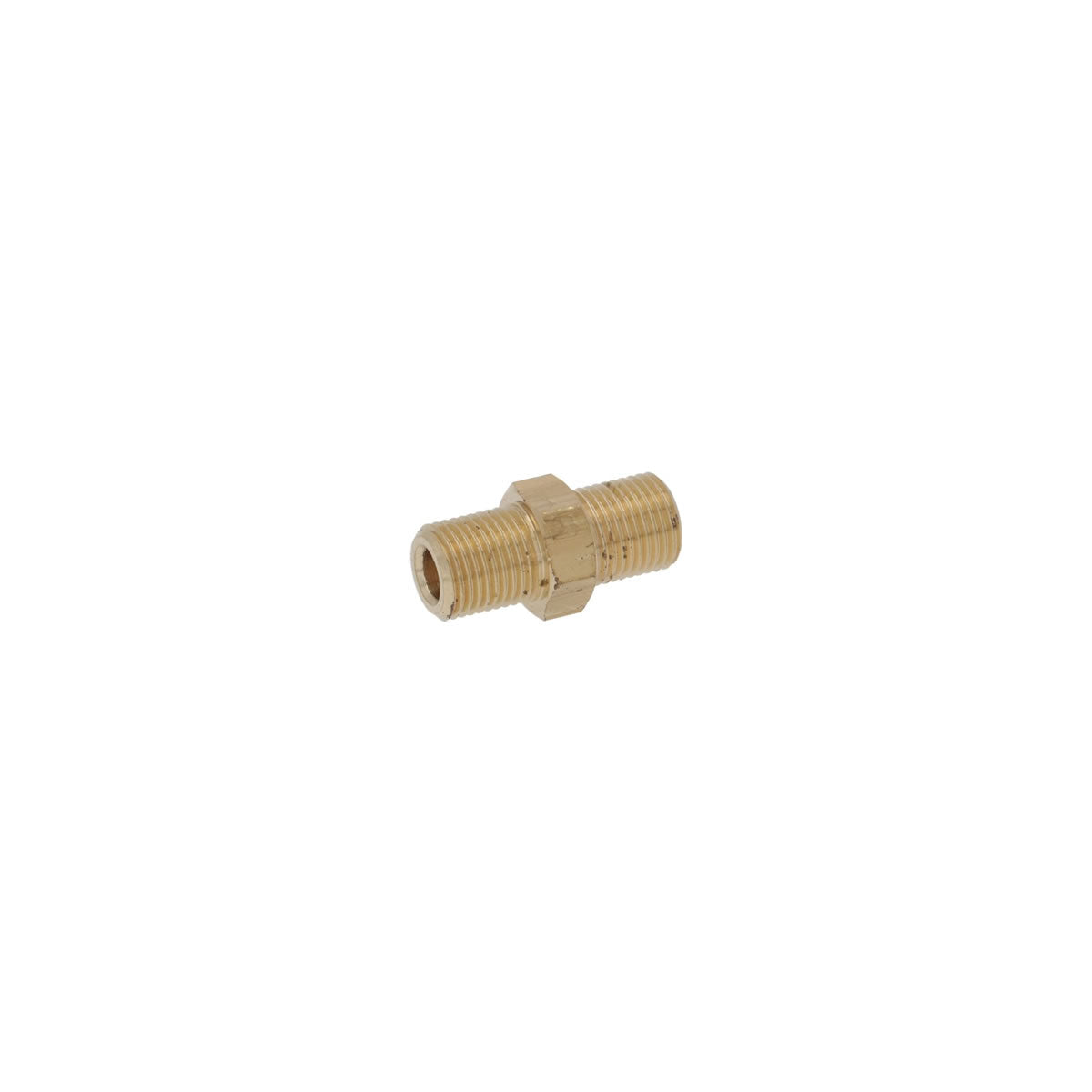 1/8 Inch Male to 1/8 Inch Female Adapter Fitting - Brass Pipe Connector for Air, Water & Gas Lines - Perfect for Plumbing, HVAC & Industrial Applications