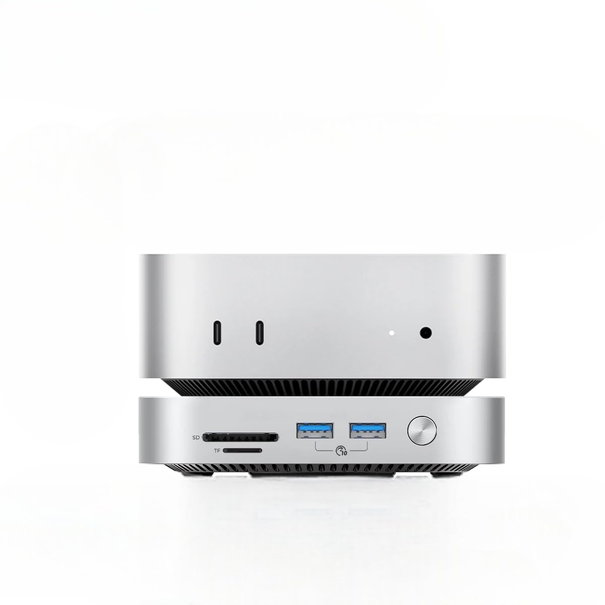 Steady Comps Ltd Mac Mini M4 Pro 2024 - 24GB RAM, 512GB SSD with 4TB External SSD - 10Gbps Hub - Preloaded Windows 11 & Office - Includes Keyboard, Mouse & Webcam - Time Machine Backup - Perfect for Home Office, Gaming & Video Editing