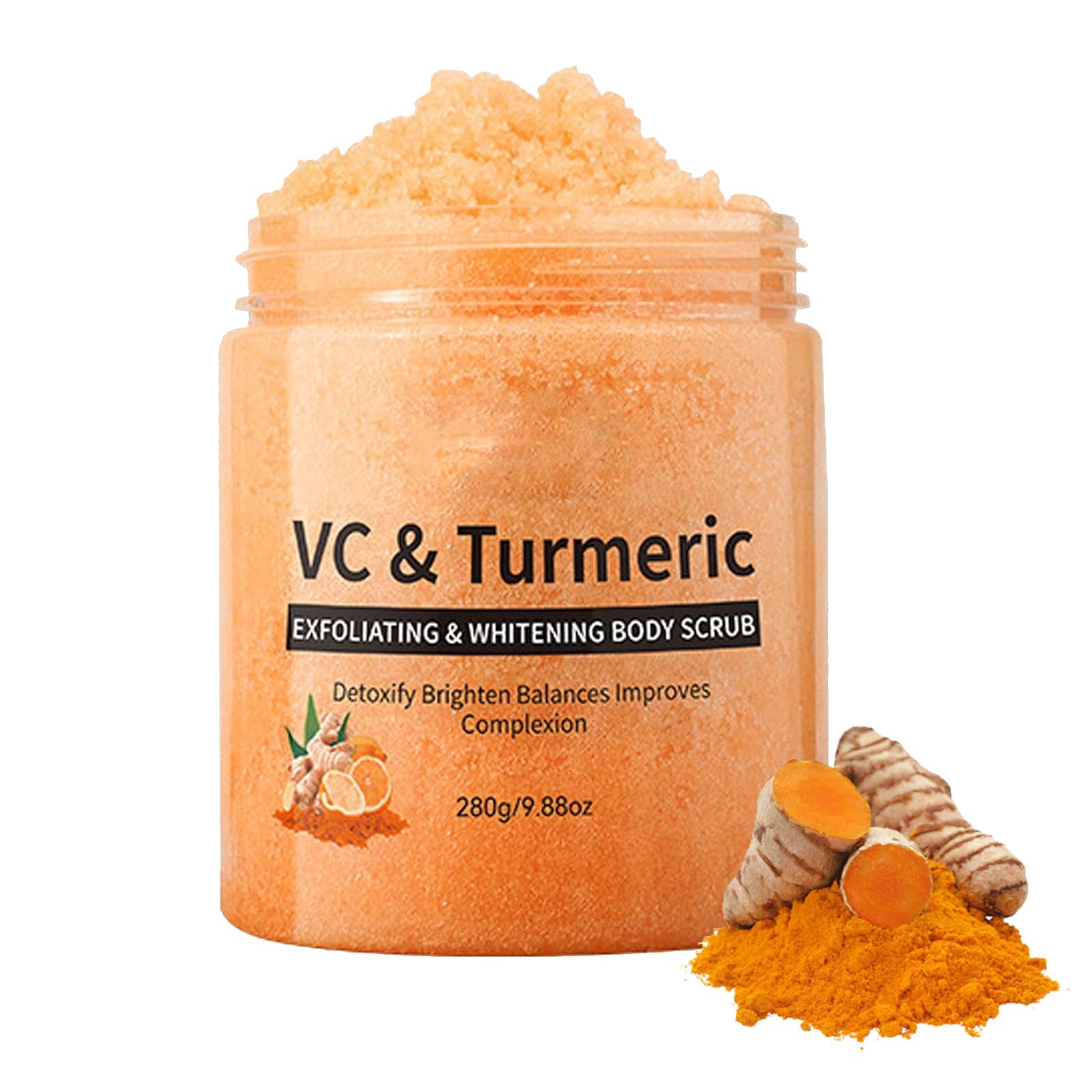 Veenourish Glow Salt Scrub - Natural Exfoliating Body Scrub for Smooth Skin, Face & Feet Care - Hydrating & Brightening Dead Sea Salt Scrub for Spa Day & Home Relaxation