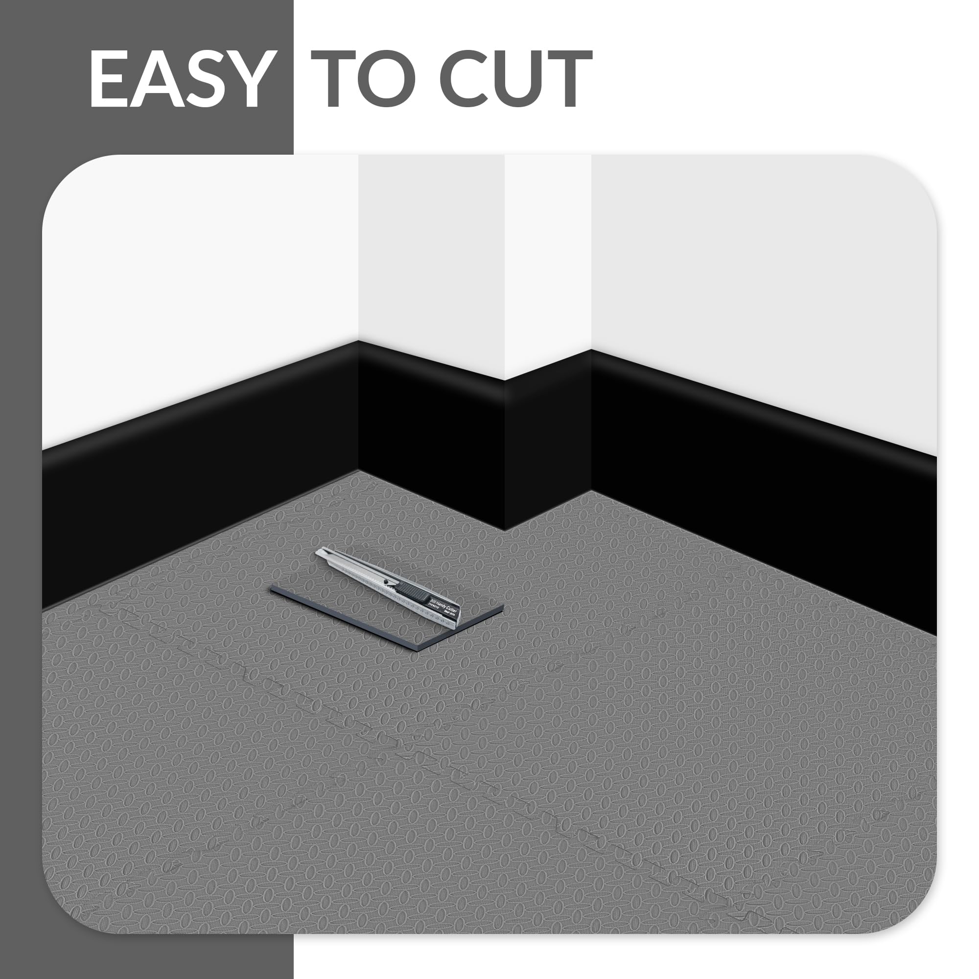 Signature Fitness EVA Foam Interlocking Puzzle Exercise Mat - Non-Slip Floor Tiles for MMA, Yoga, Gymnastics & Home Gym - Durable Protective Flooring in Multiple Sizes - Perfect for Workouts, Playrooms & Garage Gyms