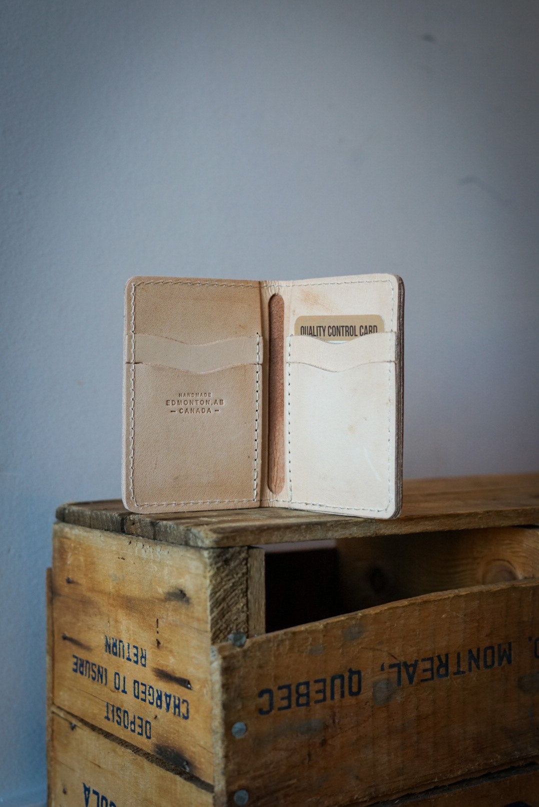 Handmade Mini Trucker Wallet - Genuine Leather with Unique Cattle Skull Design | Perfect for Everyday Carry, Travel & Gifts