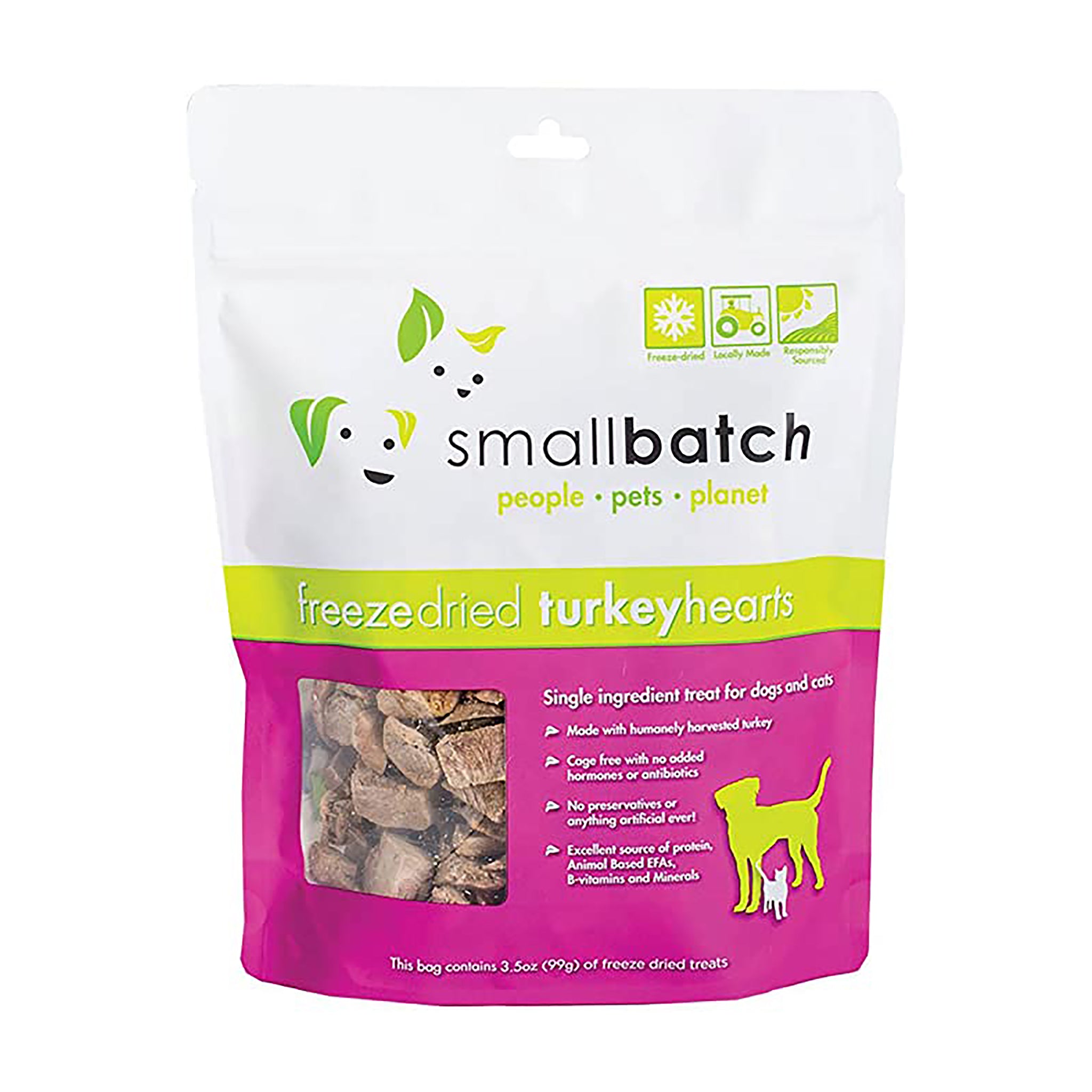 Premium Freeze Dried Turkey Hearts for Dogs - High Protein Dog Treats | Grain-Free, All-Natural Training Rewards & Dental Chews | Perfect for Puppies, Adult & Senior Dogs