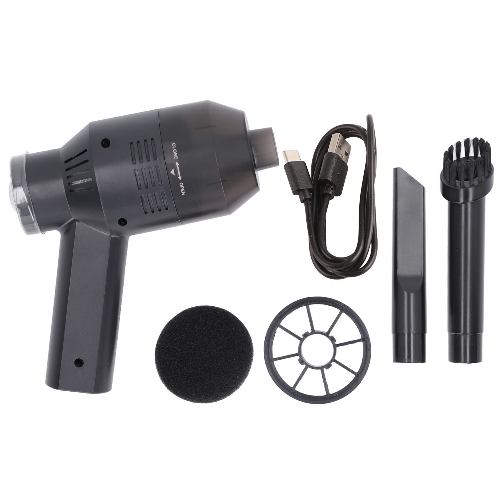 Cordless Electric Air Duster - 33000RPM Portable Compressed Air Blower for Keyboard, PC, Car Cleaning (DC5V) | Perfect for Electronics, Home & Office Dusting
