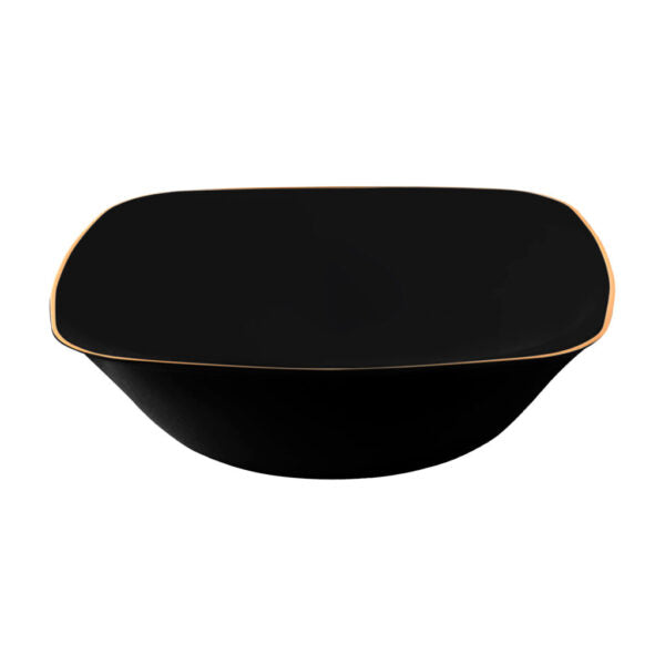 7 Inch Square 16oz Plastic Soup Bowls - 10 Pack BPA-Free Reusable Microwave & Dishwasher Safe Bowls for Soup, Salad, Cereal, Noodles - Eco-Friendly Durable Dinnerware for Home, Restaurant & Catering