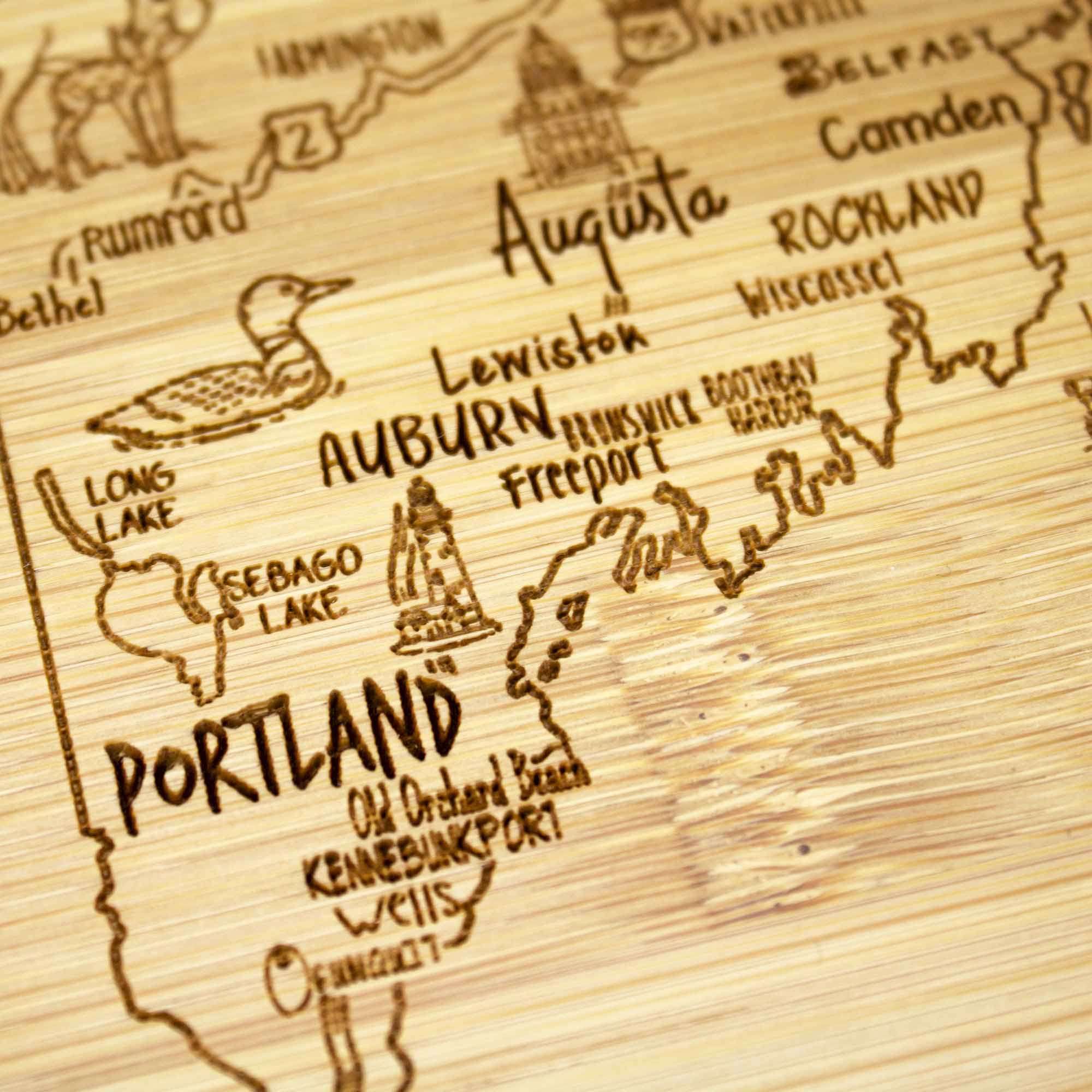 Premium Maine Wood Cutting Board - 11