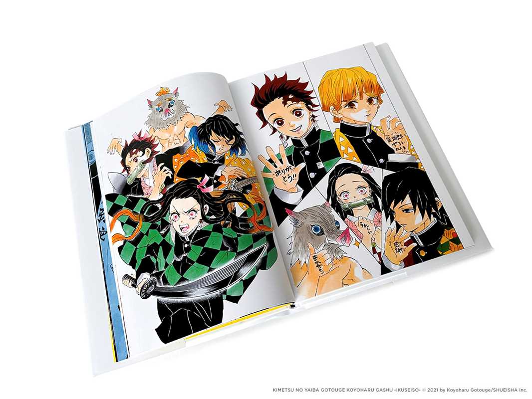 Demon Slayer: Kimetsu No Yaiba Art Book - Official Anime Manga Illustration Collection for Fans, Perfect for Home Decor, Gift Giving and Cosplay Inspiration