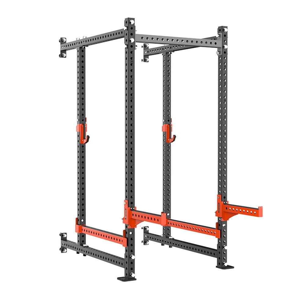 Impulse MS Series Power Rack - Heavy Duty Home Gym Equipment for Strength Training & Weightlifting | Perfect for Garage Gyms & Home Workouts