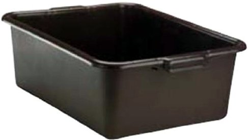 7 Inch Black Bus Box - Durable Plastic Storage Organizer for School, Office & Home Use - Perfect for Pencils, Pens & Small Supplies