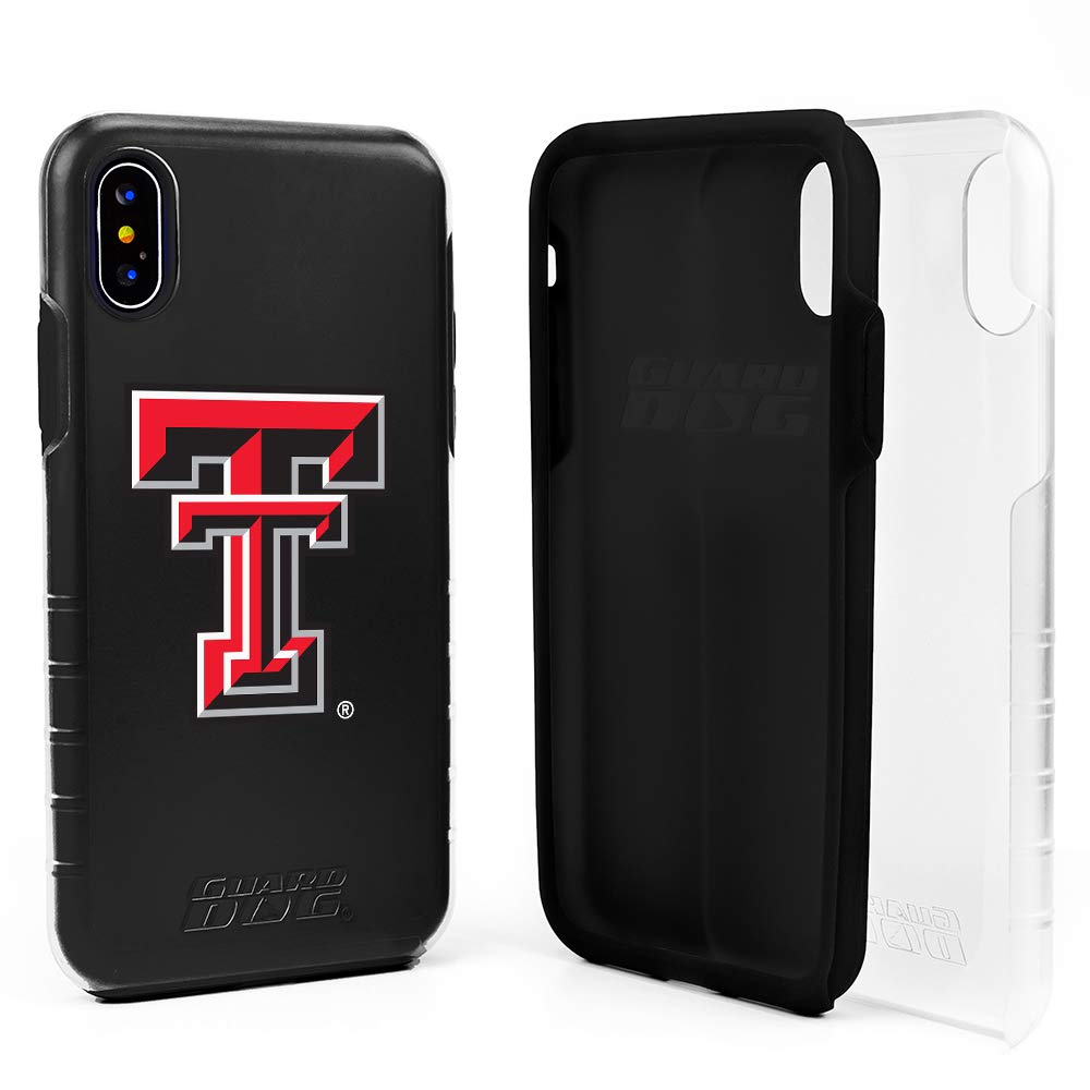 Texas Tech Red Raiders iPhone Xs Max Hybrid Case with Screen Protector - Perfect for Game Day & Travel