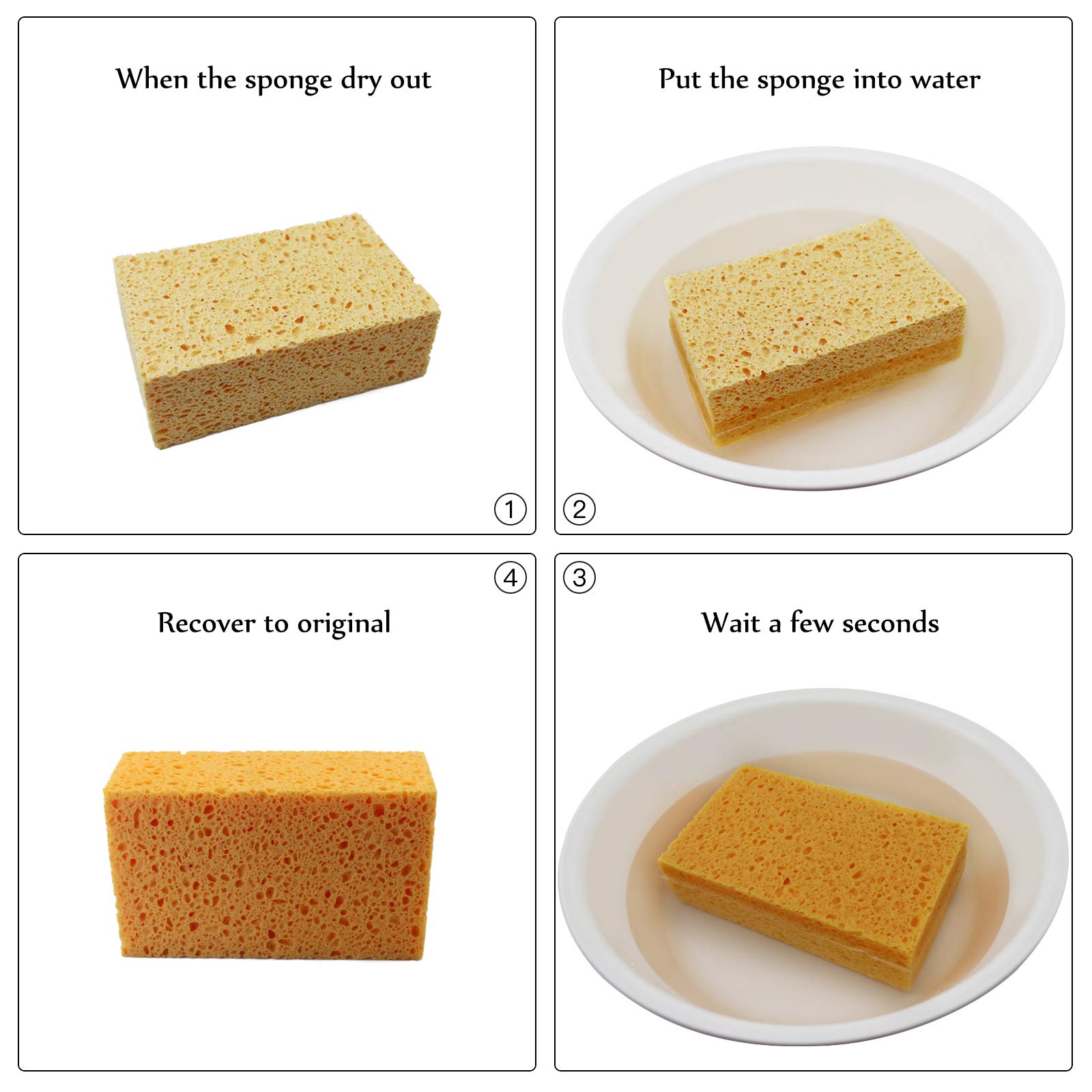 JK SP-T50 Large Cleaning Sponge - 6.5