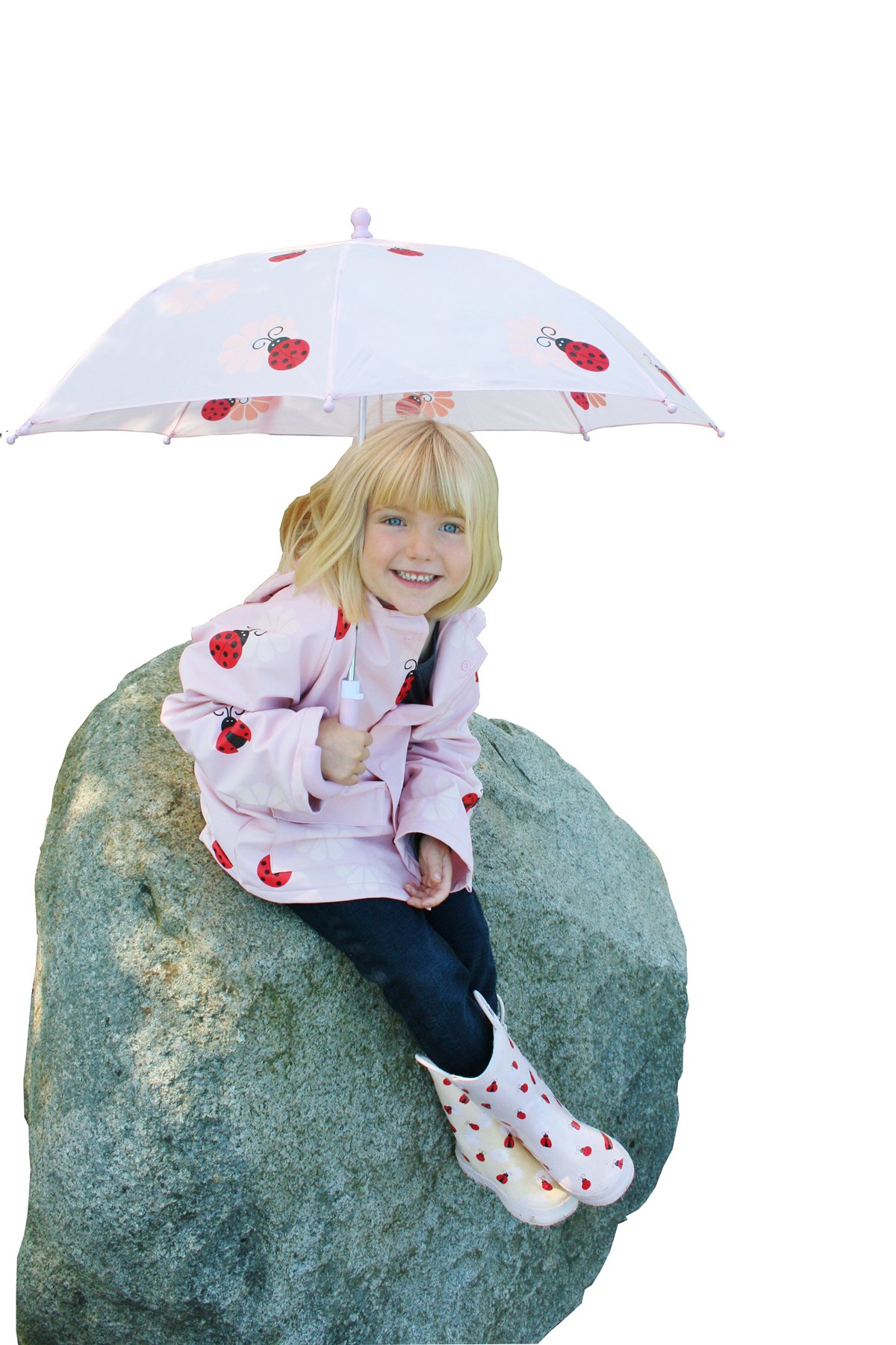 FOXFIRE Girls' Raincoat for Toddlers & Kids - Waterproof Lightweight Jacket for Outdoor Play, School & Rainy Day Adventures