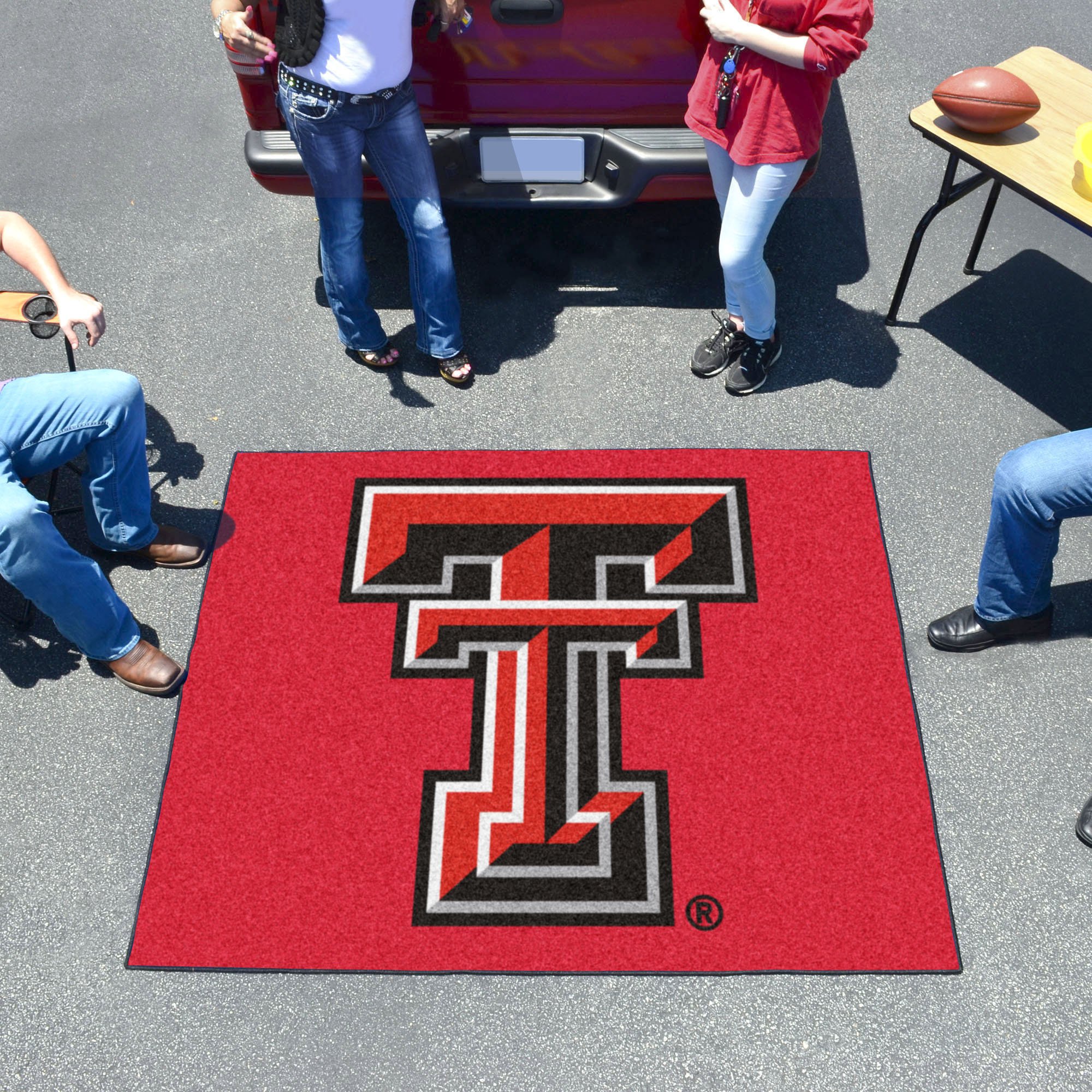 Texas Tech Red Raiders Tailgater Mat - Premium College Football Carpet for Game Day, Tailgate Parties & Dorm Decor - Officially Licensed NCAA Merchandise
