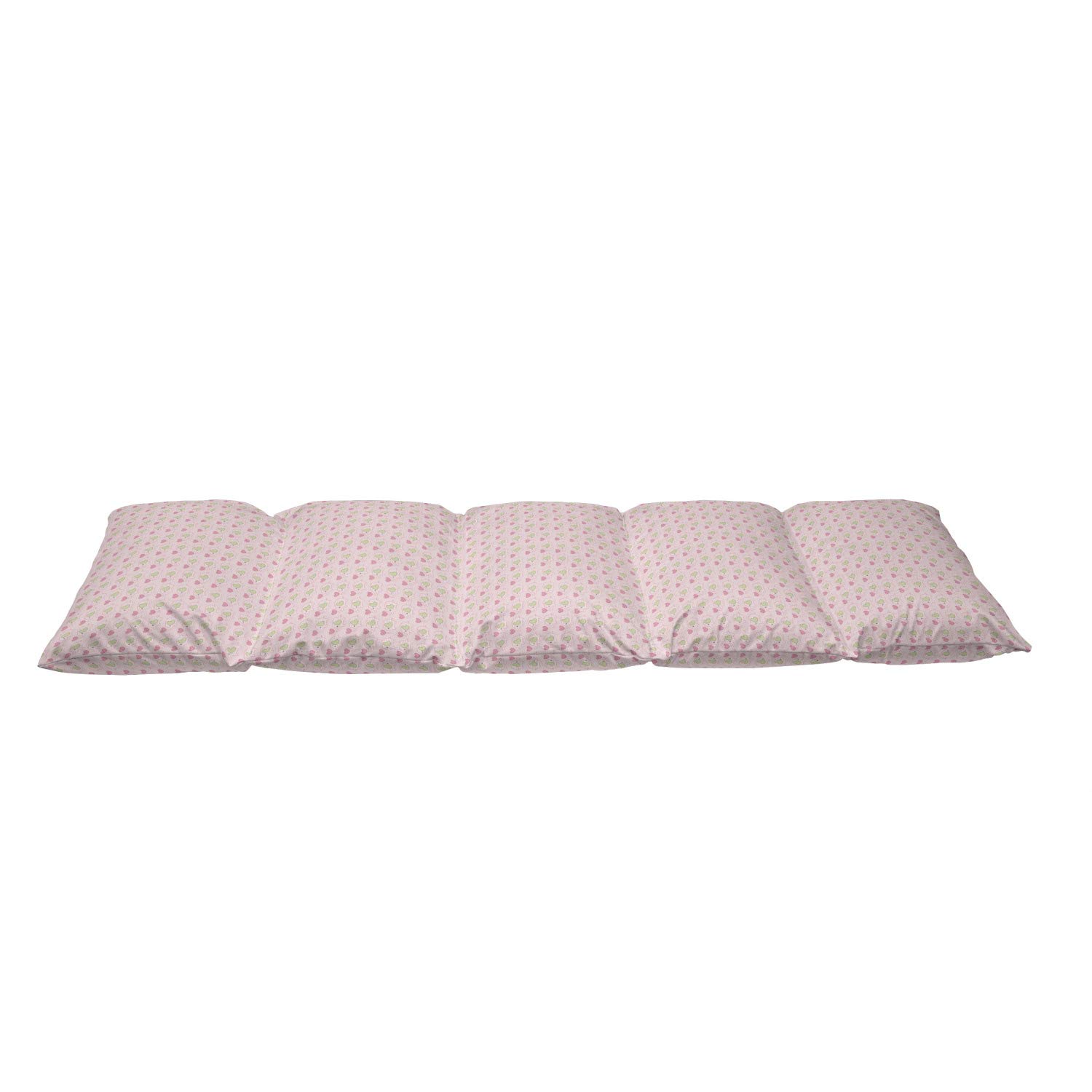 Ambesonne Animal Print Floor Pillow Cover - Checkered & Polka Dot Heart Design, 88