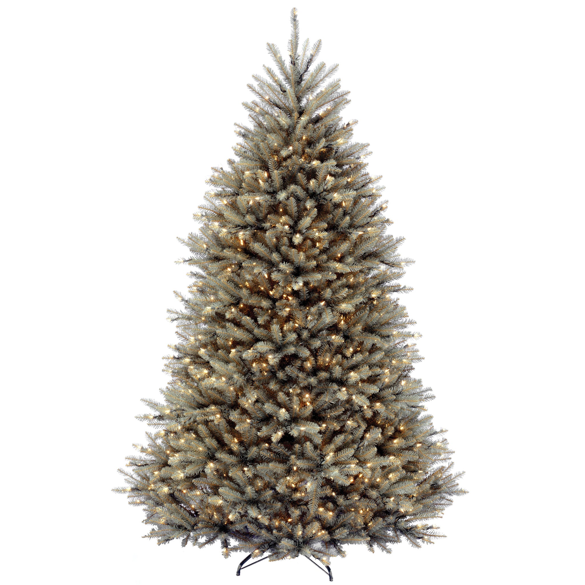 7.5 ft Pre-Lit Dunhill Fir Artificial Christmas Tree with Clear Lights - Perfect for Holiday Home Decor & Festive Celebrations