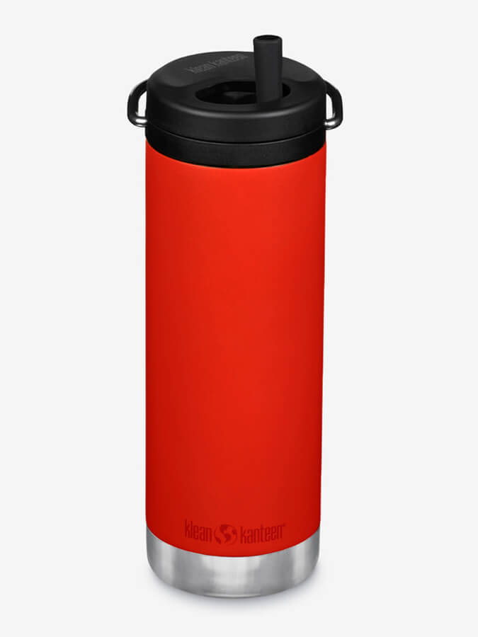 Klean Kanteen TK Wide 16oz (473ml) Insulated Stainless Steel Water Bottle with Twist Cap - Perfect for Hiking, Gym & Outdoor Activities