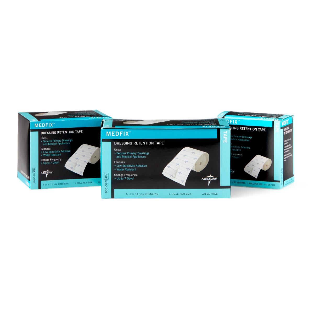 MedFix Dressing Retention Tape - Waterproof Medical Adhesive Tape for Wound Care, Bandage Securing - Ideal for First Aid Kits, Post-Surgery, Sports Injuries & Daily Wound Protection