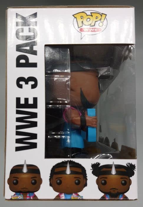 Pop Funko Vinyl WWE New Day Booty Os 3-Pack - Xavier Woods, Big E & Kofi Kingston Action Figures | Collectible Wrestling Toys for WWE Fans & Home Decor
