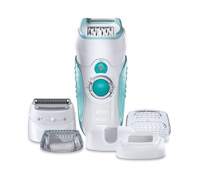 Braun 7751WD Silk Epil 7 Women's Hair Removal Epilator for Legs, Body & Face - Dual Voltage 110V/220V - Painless & Long-Lasting Smooth Skin at Home or Travel