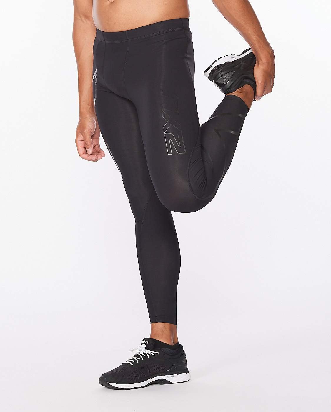 2XU Men's Core Compression Tights - Performance Enhancing & Muscle Recovery Workout Leggings for Running, Gym & Sports Training