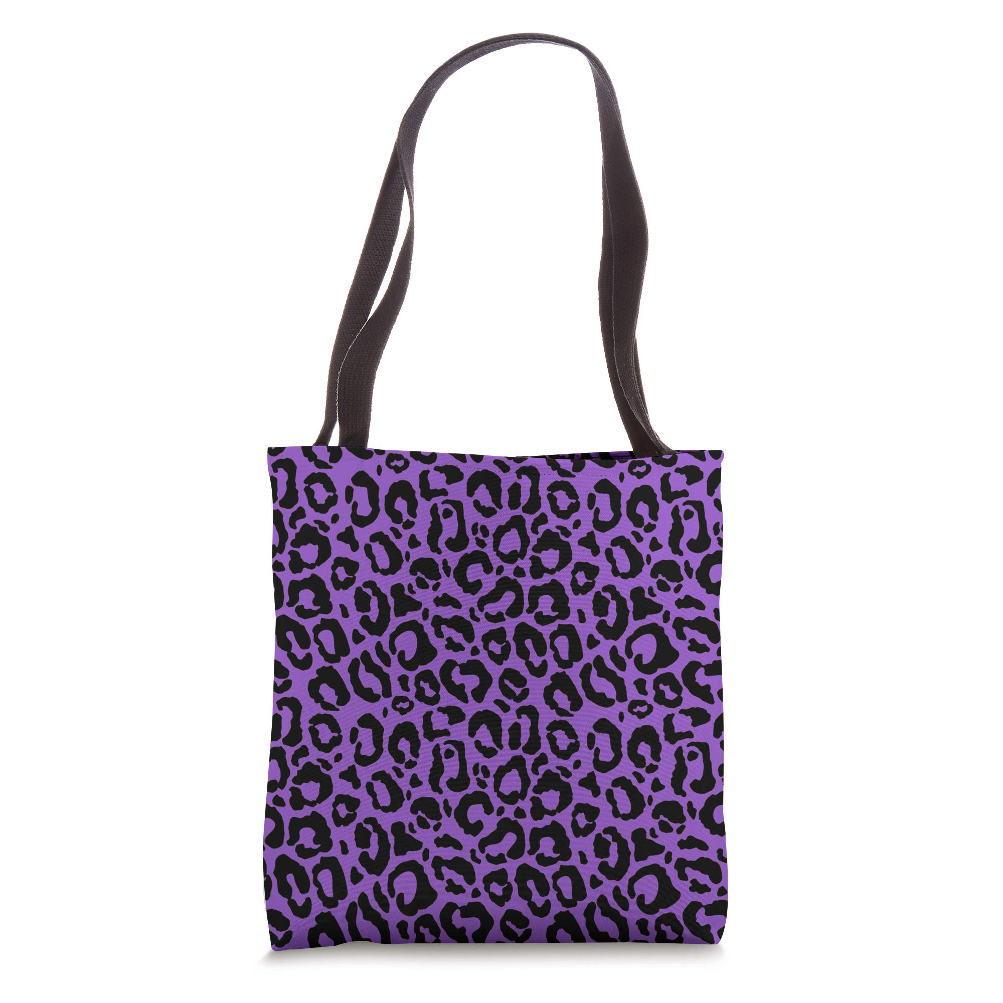 Stylish Purple Leopard Print Tote Bag for Women - Fashionable Cheetah Animal Lover Shoulder Bag - Perfect for Work, Travel & Shopping