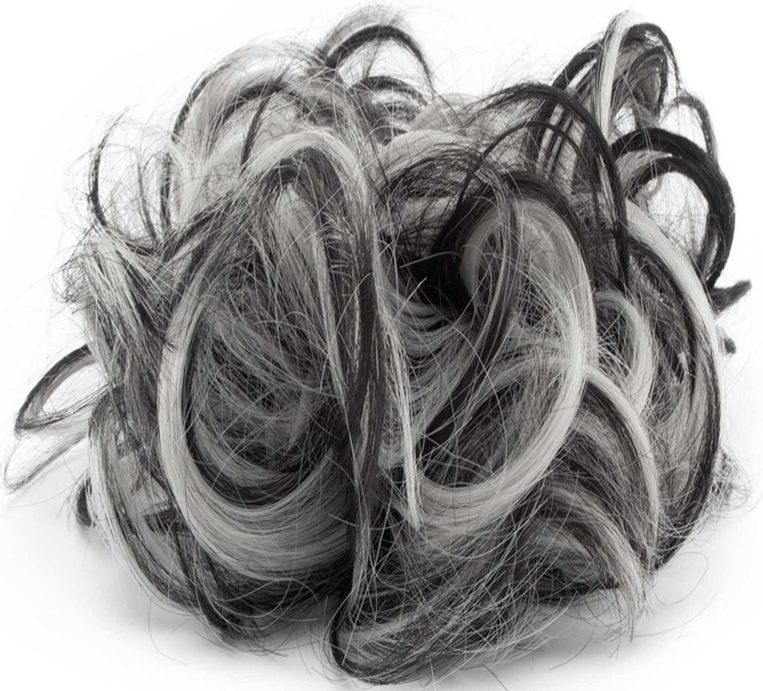 Messy Hair Bun Extensions - Natural Looking Chignons & Hair Scrunchies for Updo Hairstyles - Perfect for Weddings, Parties & Everyday Wear