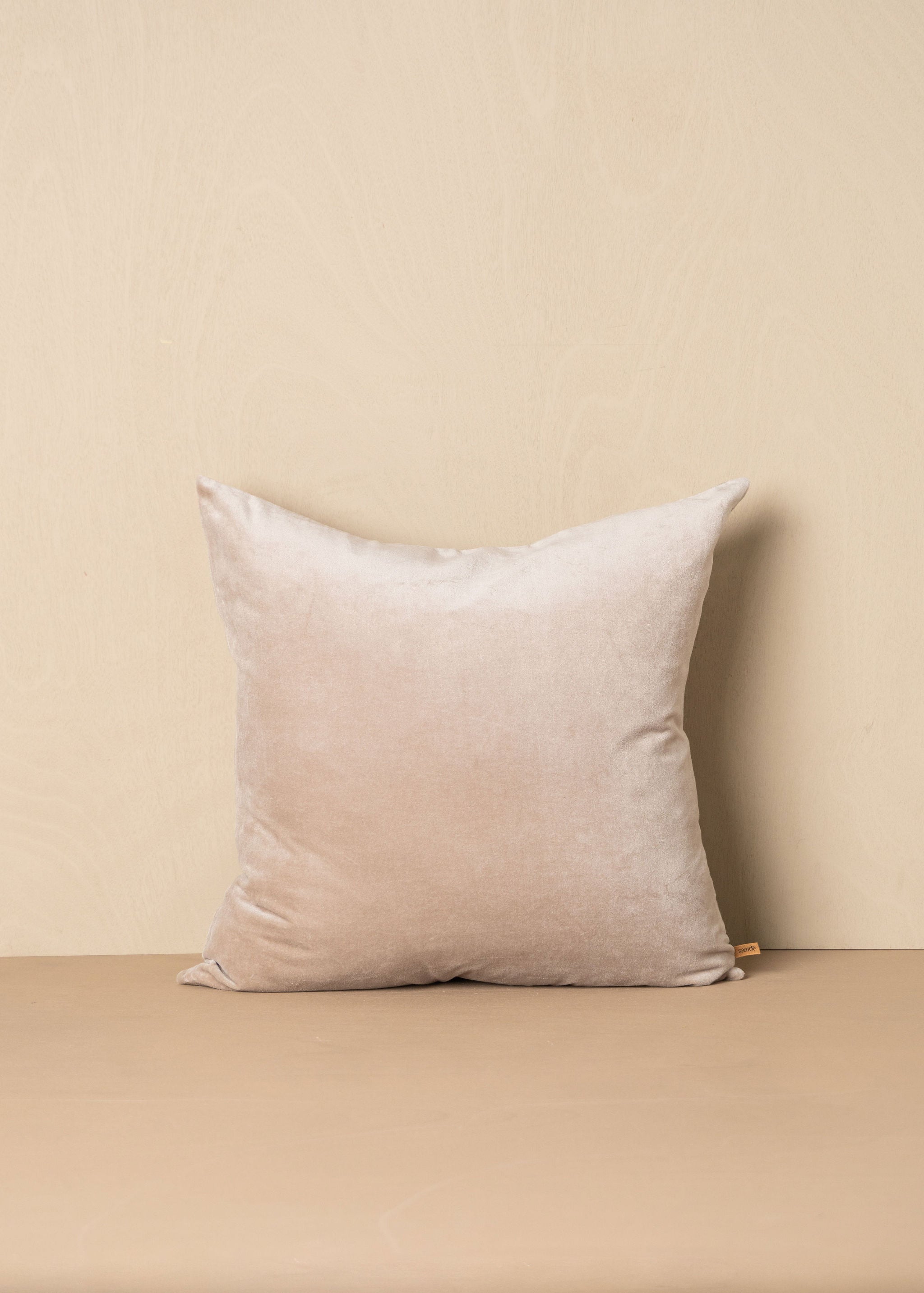 Linen and Velvet Cushion Cover with Stone Design - Soft Decorative Pillow Case for Sofa, Bed, Chair - Home Decor, Living Room, Bedroom Accessories