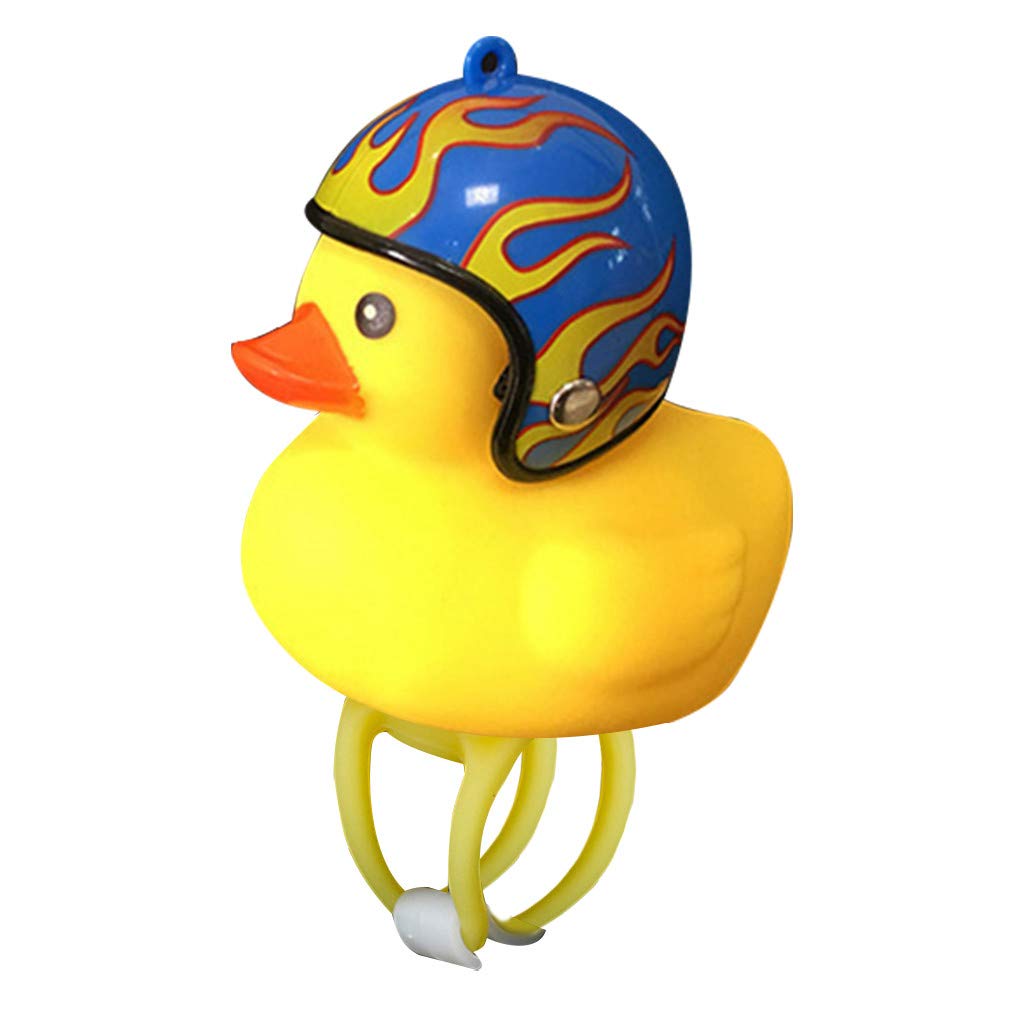 Cute Cartoon Duck Head LED Bike Bell - Waterproof Bicycle Handlebar Accessories for Kids & Adults - Perfect for Outdoor Cycling, Commuting & Gifts