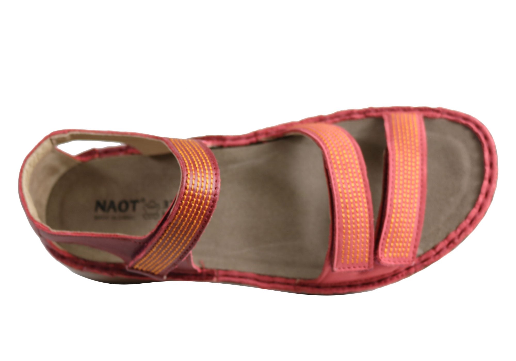 Naot Amarante Women's Leather Wide Fit Orthotic Friendly Sandals - Comfortable Supportive Summer Walking Shoes for Travel, Beach & Casual Outings