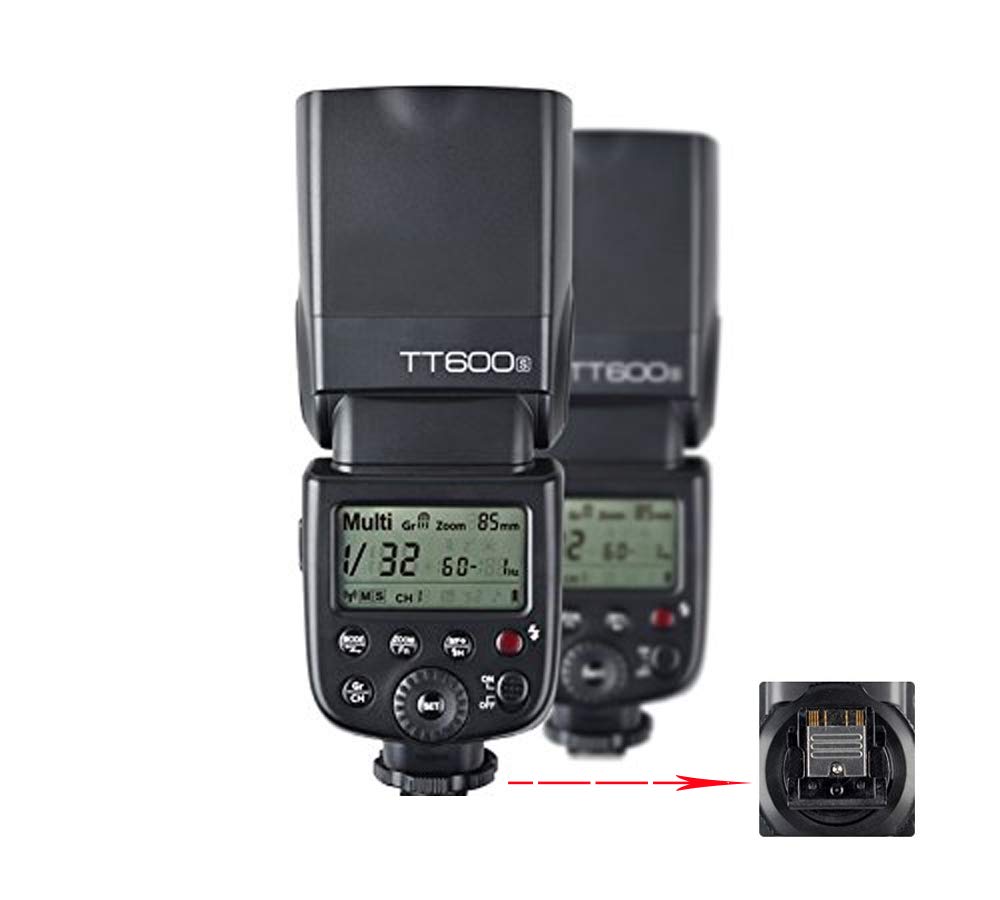 Godox TT600S 2.4G Wireless Flash Speedlite (2-Pack) with X2T-S Trigger - TTL, GN60, High-Speed Sync up to 1/8000s - Compatible with Sony Cameras | Perfect for Portrait, Wedding & Studio Photography