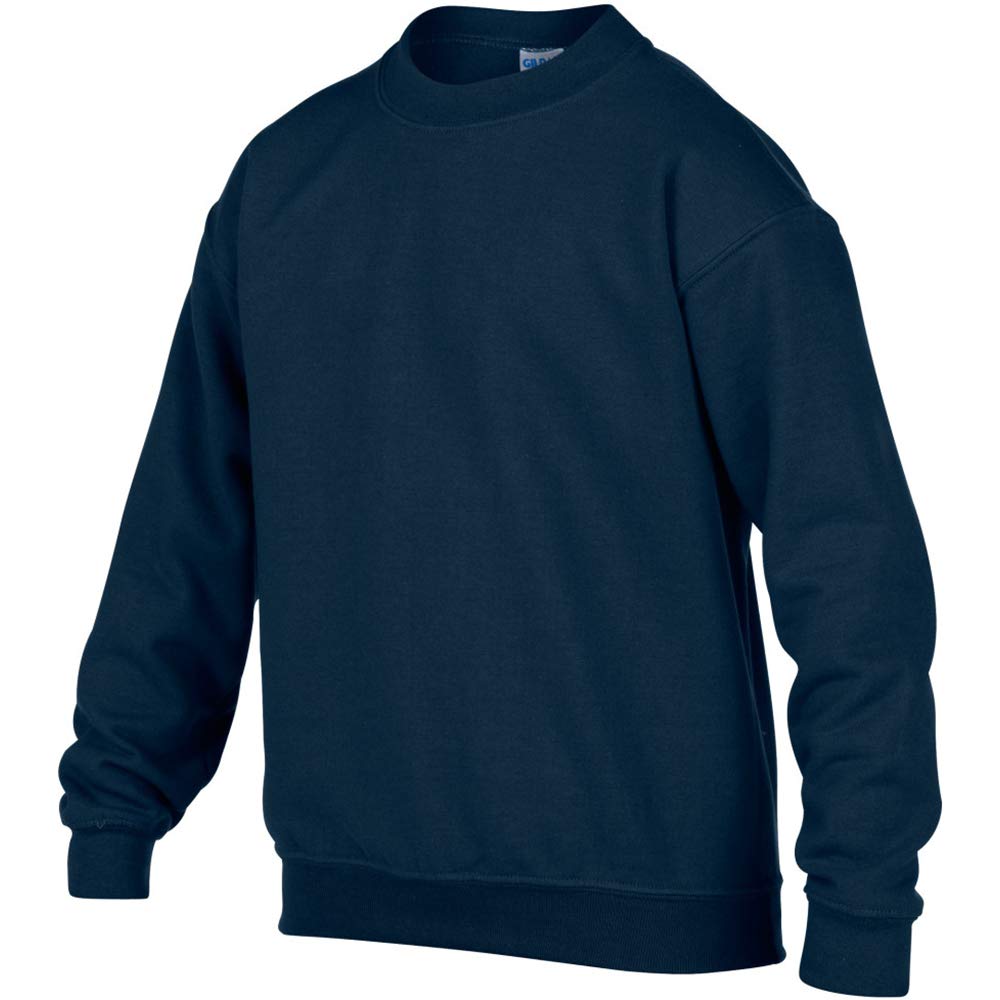 Gildan Heavy Blend Crewneck Sweatshirt for Boys - Soft Cotton Pullover Hoodie for Kids, School, Sports & Casual Wear