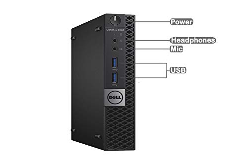 Refurbished Dell OptiPlex 3040 Micro Desktop Computer - Intel Core i5-6400T 2.9GHz, 8GB RAM, 512GB SSD, Windows 10 Pro - Compact Business PC for Office, Home & Remote Work | Ideal for Productivity, Video Conferencing & Multitasking