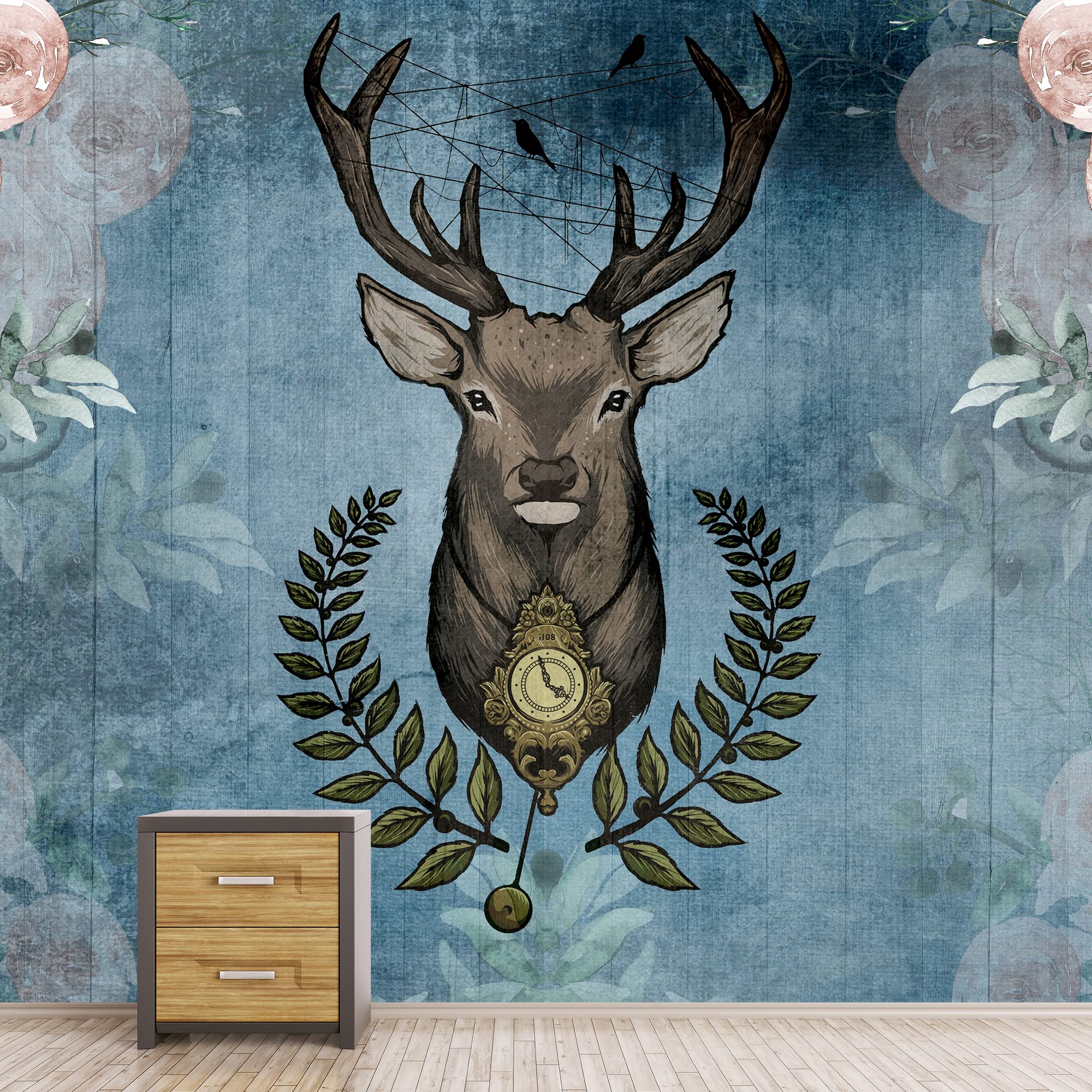Abstract Banksy Street Art Removable Wallpaper - Peel and Stick Wall Mural for Bedroom (100x144 inches) - Self-Adhesive Wall Decals for Home Decor, Living Room, Dorm & Office
