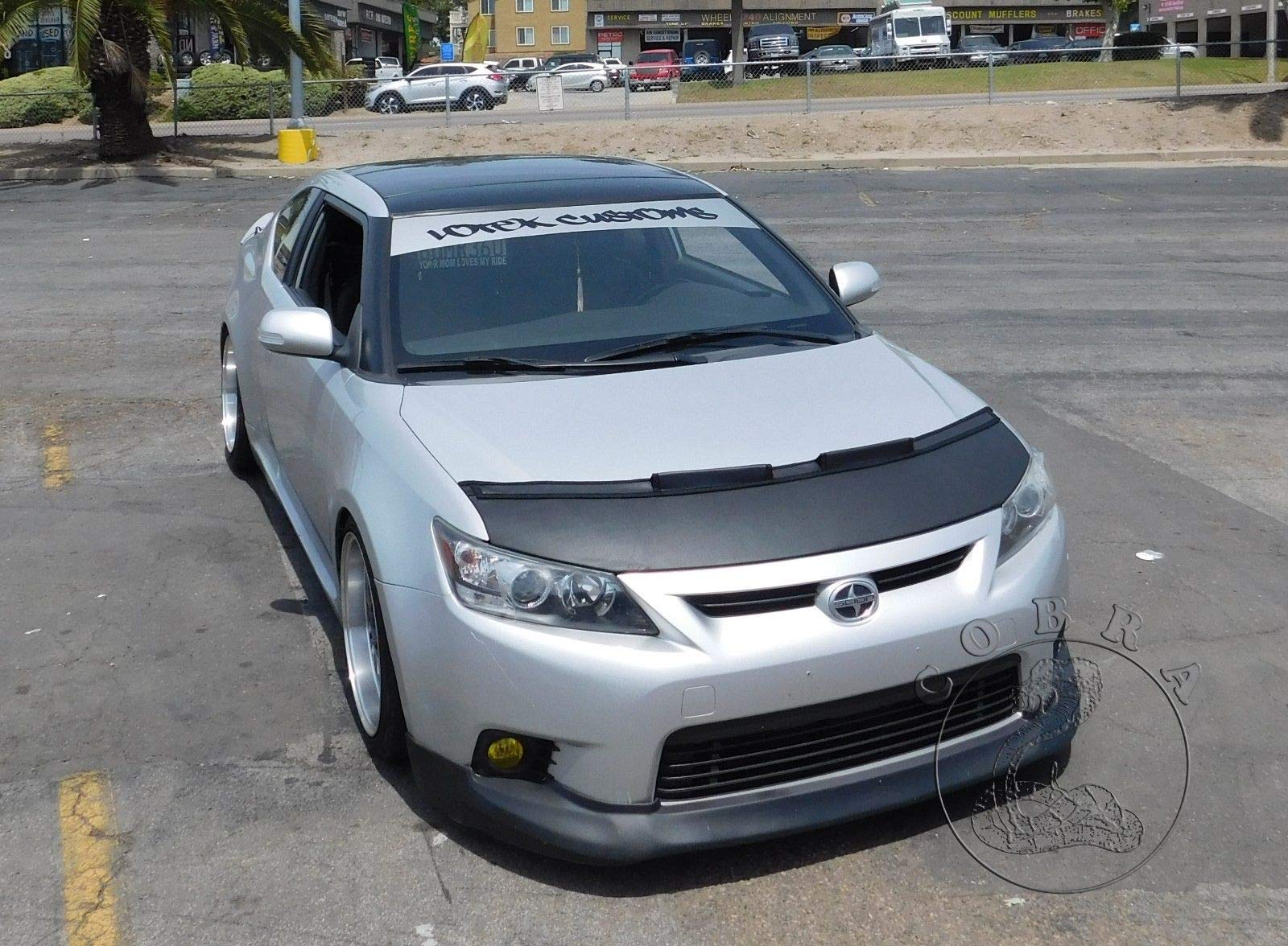 Custom Fit Car Bonnet Mask Hood Bra for Scion TC 2011-2013 | UV Protection & Paint Guard | Perfect for Road Trips & Car Shows