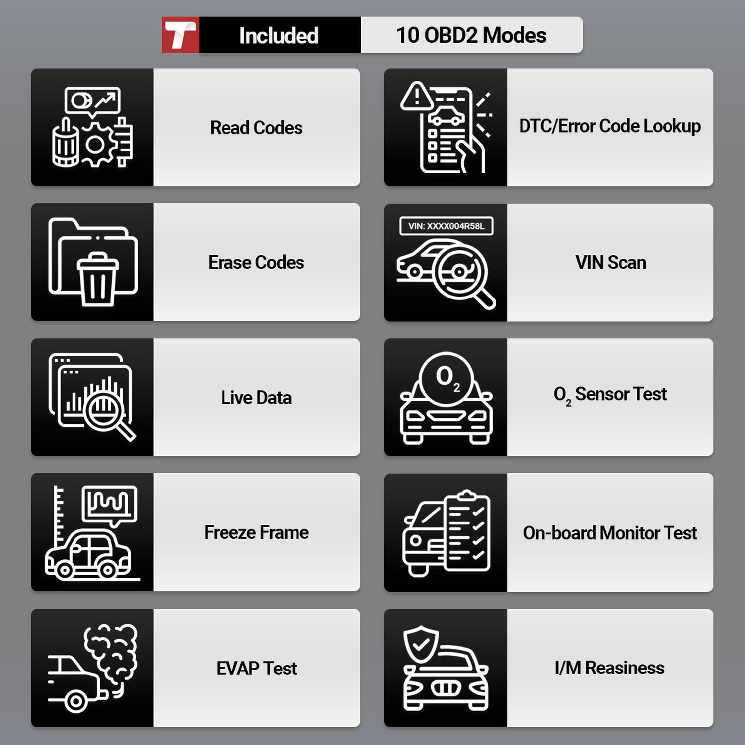 THINKCHECK M70 5-in-1 Full System OBD2 Scanner - Professional Car Diagnostic Tool with Tablet, Code Reader & Comprehensive Vehicle Scan for Mechanics | Perfect for Auto Repair Shops & DIY Car Maintenance