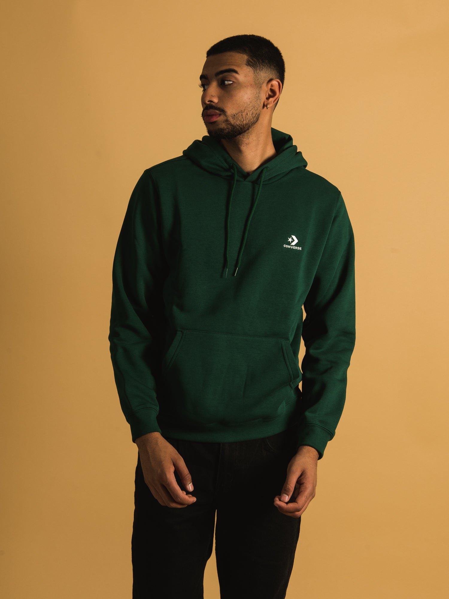 Converse Go To Embroidered Star Chevron Hoodie - Men's & Women's Casual Pullover Sweatshirt for Streetwear & Everyday Comfort | Clearance Sale