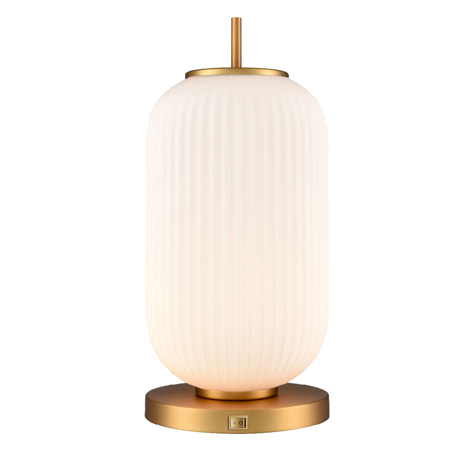 Mount Pearl Table Lamp - Modern LED Desk Light with Adjustable Brightness for Home Office, Bedroom & Study Room