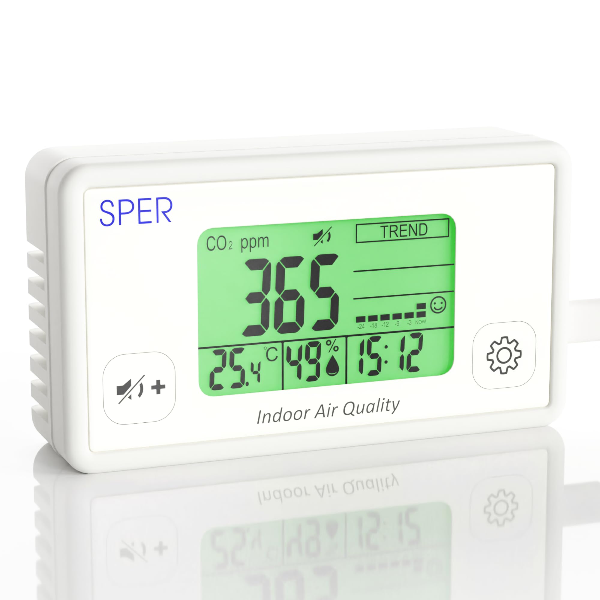 Sper Scientific Air Quality Monitor - Color Display for Home & Office