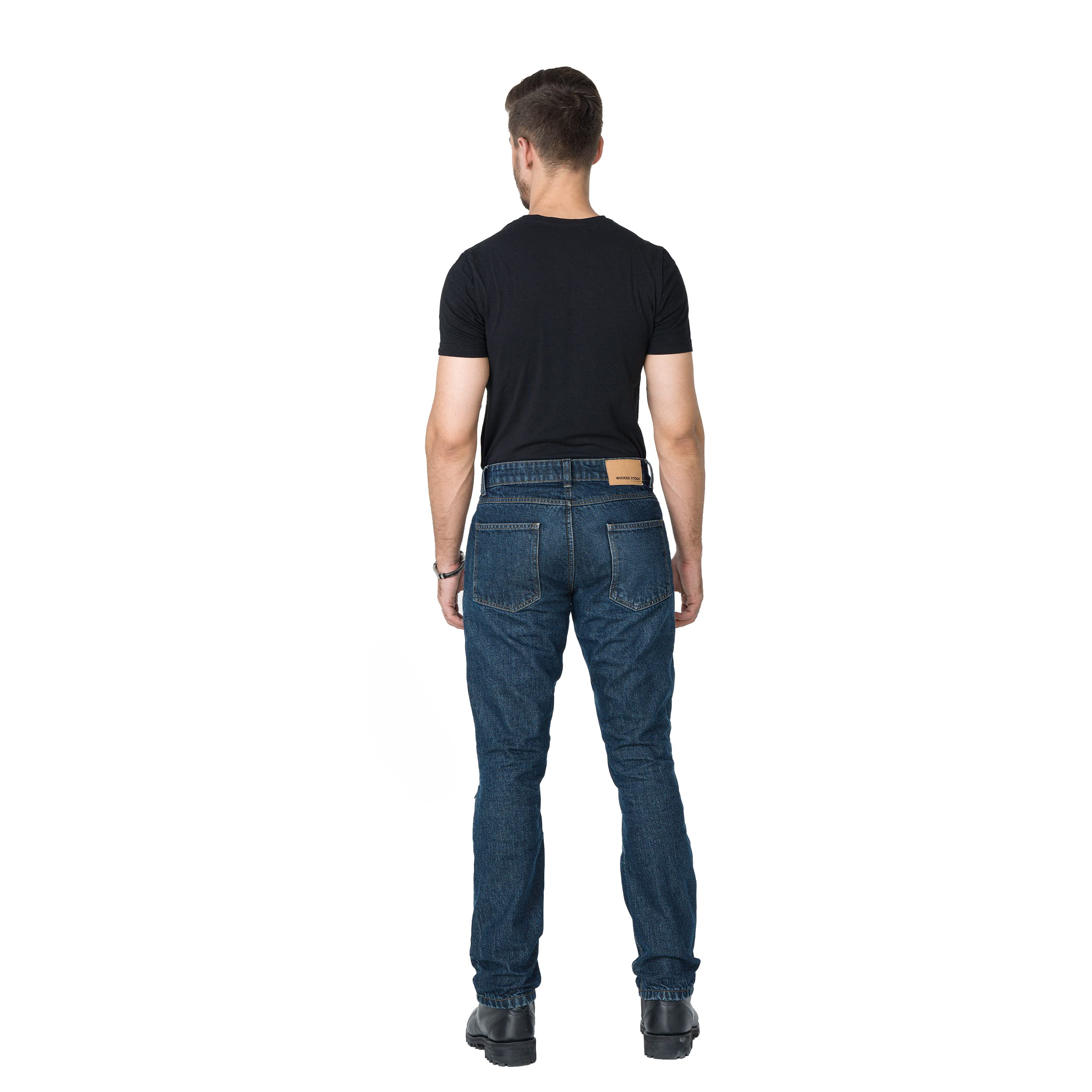 Men's Motorcycle Riding Jeans with CE Level 2 Armor - Dirtbike & Dual Sport Pants for Adventure Riding