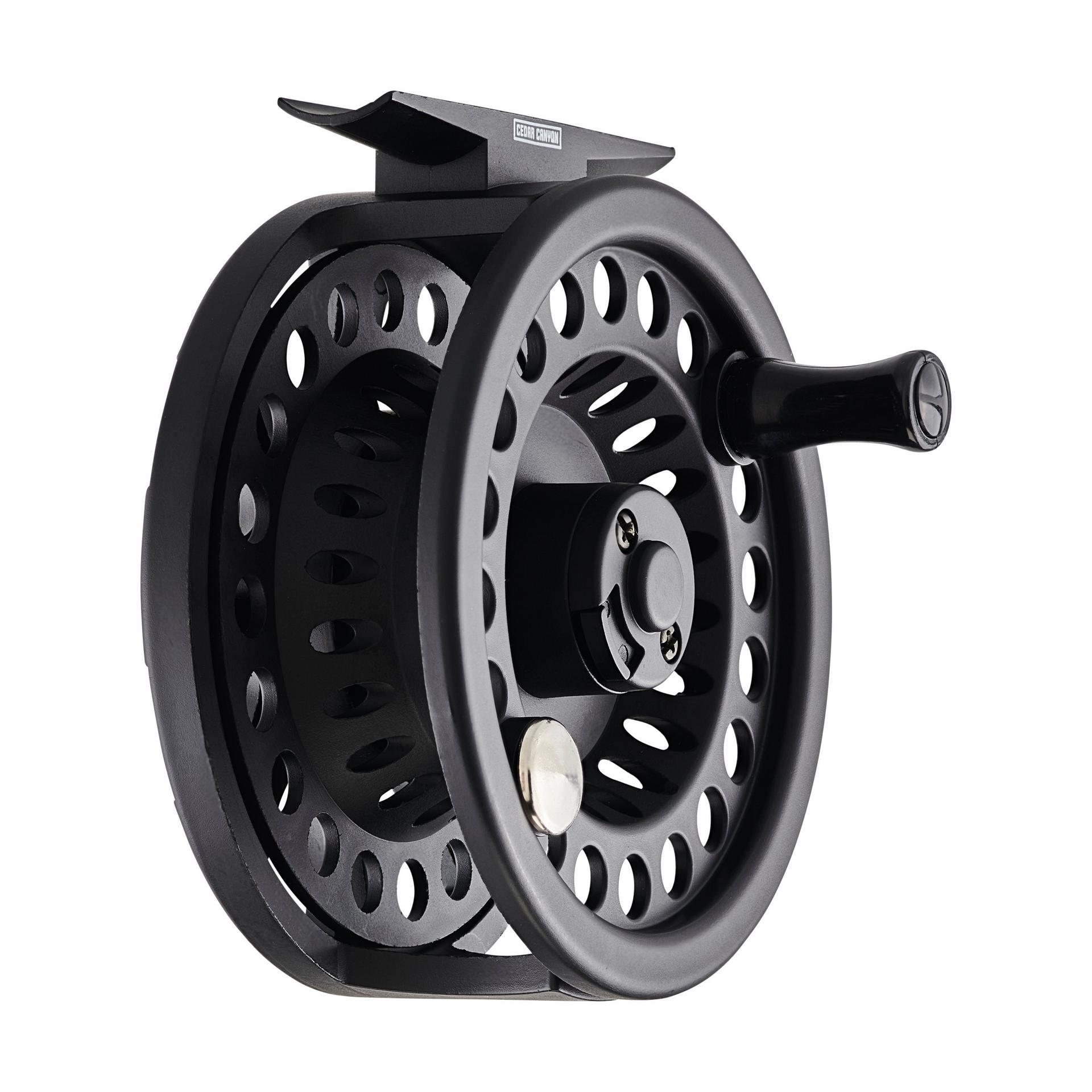 Premium Cedar Canyon™ Fly Fishing Reel - Lightweight & Durable for Freshwater & Saltwater Angling - Perfect for Trout, Bass, and Salmon Fishing Adventures