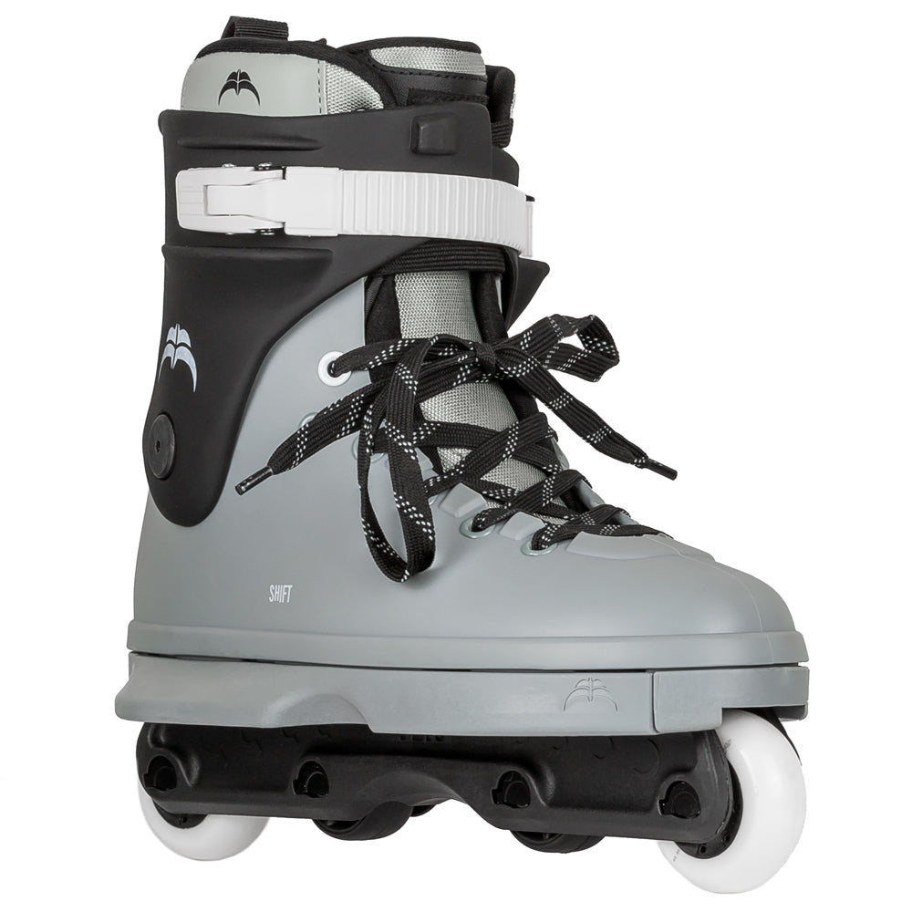 Razors Shift Grey Inline Skates - Aggressive Rollerblades for Men & Women - Perfect for Urban Skating, Park Tricks & Street Performance