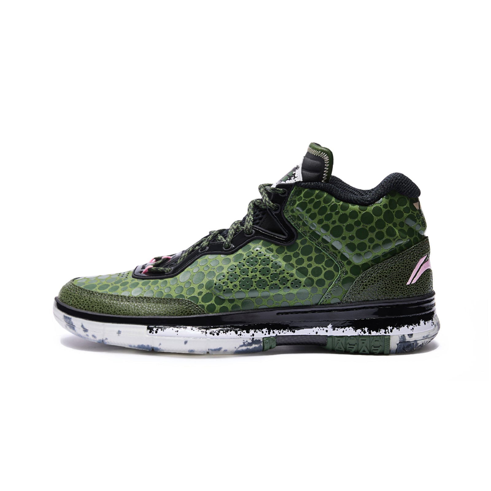 Way of Wade 1 Green Stingray Basketball Shoes - High Performance Men's Sneakers for Indoor & Outdoor Court Play - Perfect for NBA Fans and Streetball Players